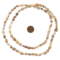 The Bead Chest Sunset Shore Natural Shell Beads: Brown Unusual Shape Genuine Beach-Inspired Full Strand